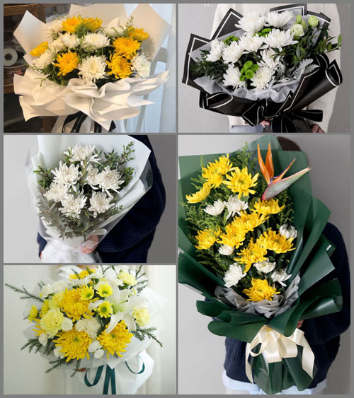 山东青岛平度市店子镇漫水桥村白事花束代送